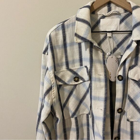 Ashley by 26 international Square It Up Plaid Shacket - Picture 2 of 9